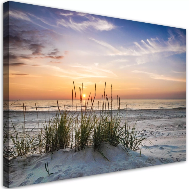 Obraz na płótnie Morze Plaża Zachód Słońca - NA WYMIAR NOWOŚĆ